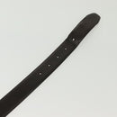 LOUIS VUITTON Ceinture Belt Leather Dark Brown LV Auth 138131-7