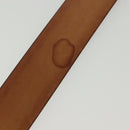 LOUIS VUITTON Ceinture Belt Leather Dark Brown LV Auth 138131-9