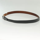 LOUIS VUITTON Taiga Ceinture Classic Belt 49.2"" Black LV Auth 138132-3