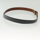 LOUIS VUITTON Taiga Ceinture Classic Belt 49.2"" Black LV Auth 138132-4