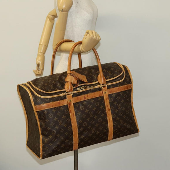LOUIS VUITTON Monogram Sac Shan 55 Pet Carry M42021 LV Auth 138133