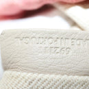 LOEWE Drawstring Pouch Canvas Pink Auth 138135-17