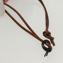 LOEWE Drawstring Pouch Canvas Pink Auth 138135-7