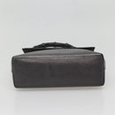 GUCCI Bamboo Hand Bag Leather Gold Charcoal gray 001 3444 1887 Auth 138139-5