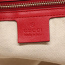 GUCCI Micro GG Canvas Micro Guccissima Bag Leather Red Gold 309613 Auth 138140-14