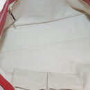 GUCCI Micro GG Canvas Micro Guccissima Bag Leather Red Gold 309613 Auth 138140-15