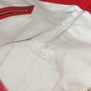 GUCCI Micro GG Canvas Micro Guccissima Bag Leather Red Gold 309613 Auth 138140-16