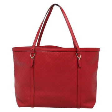 GUCCI Micro GG Canvas Micro Guccissima Bag Leather Red Gold 309613 Auth 138140 - 0