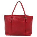 GUCCI Micro GG Canvas Micro Guccissima Bag Leather Red Gold 309613 Auth 138140-3