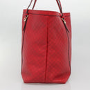 GUCCI Micro GG Canvas Micro Guccissima Bag Leather Red Gold 309613 Auth 138140-5