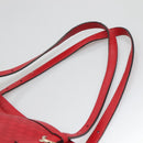 GUCCI Micro GG Canvas Micro Guccissima Bag Leather Red Gold 309613 Auth 138140-8