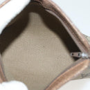 GUCCI GG Supreme Pouch PVC Beige 89 01 020 Auth 138143-10