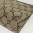 GUCCI GG Supreme Pouch PVC Beige 89 01 020 Auth 138143-14