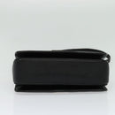 Miu Miu Hand Bag Leather 2way Black Gold Auth 138148-5