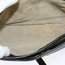 Miu Miu Hand Bag Leather 2way Black Gold Auth 138148-10