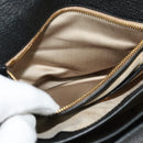 Miu Miu Hand Bag Leather 2way Black Gold Auth 138148-27