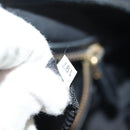 PRADA Tote Bag Canvas Black Gold Auth 138150-21