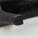 CHANEL Pumps High Heels Leather 36C Black CC Auth 138153V-13