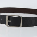 LOUIS VUITTON Damier Infini Ceinture Reversible Belt Black M91450 Auth 138158-5
