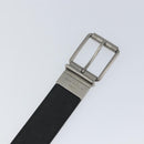 LOUIS VUITTON Damier Infini Ceinture Reversible Belt Black M91450 Auth 138158-6