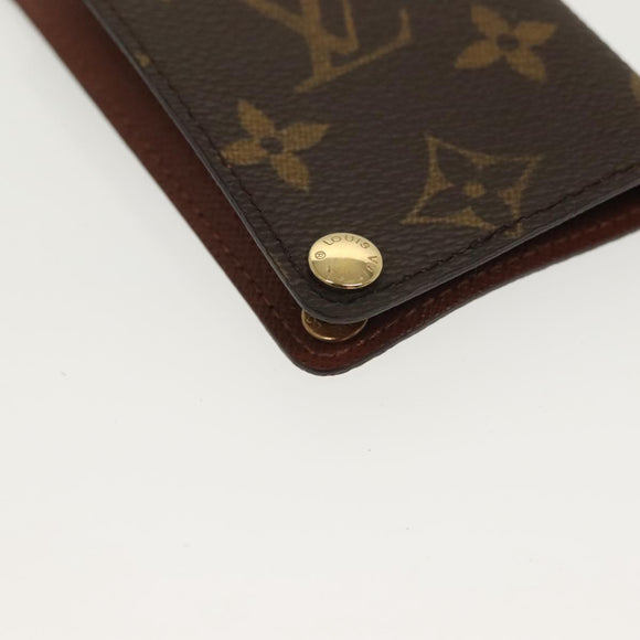 LOUIS VUITTON Monogram Porto Cartes Crdit Pression Card Case M60937 Auth 138159