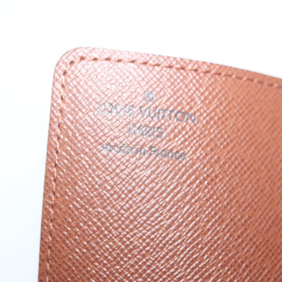 LOUIS VUITTON Monogram Porto Cartes Crdit Pression Card Case M60937 Auth 138159
