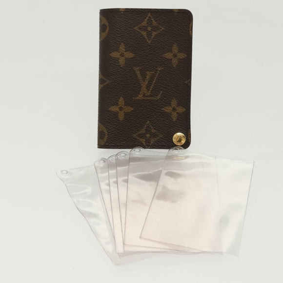 LOUIS VUITTON Monogram Porto Cartes Crdit Pression Card Case M60937 Auth 138159
