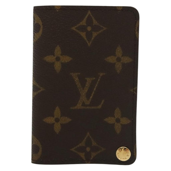 LOUIS VUITTON Monogram Porto Cartes Crdit Pression Card Case M60937 Auth 138159