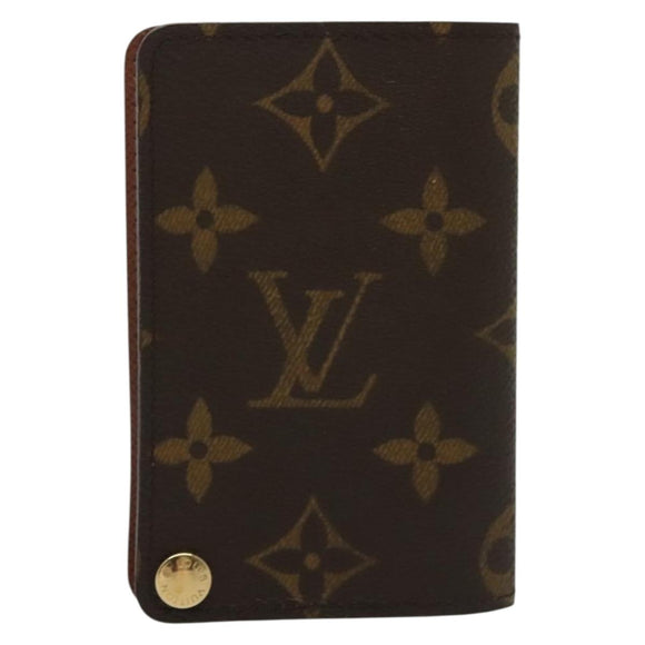 LOUIS VUITTON Monogram Porto Cartes Crdit Pression Card Case M60937 Auth 138159