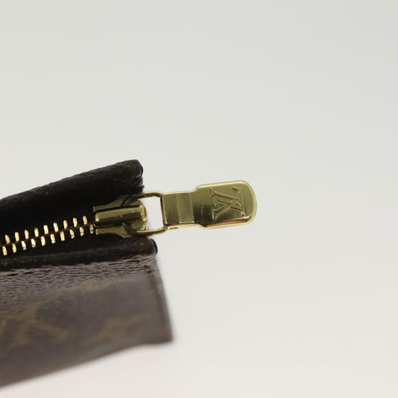 LOUIS VUITTON Monogram Poche Toilette 15 Pouch M47546 LV Auth 138160