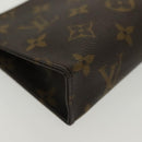 LOUIS VUITTON Monogram Poche Toilette 15 Pouch M47546 LV Auth 138160-7