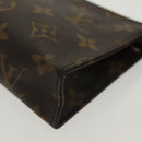 LOUIS VUITTON Monogram Poche Toilette 15 Pouch M47546 LV Auth 138160-14