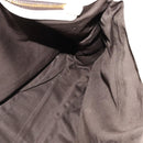 Miu Miu Chain Shoulder Bag Leather 2way White Gold Auth 138166-22