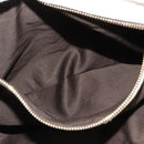 Miu Miu Chain Shoulder Bag Leather 2way White Gold Auth 138166-24