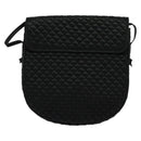 BOTTEGA VENETA Shoulder Bag Satin Black Gold Auth 138179-2