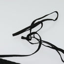 BOTTEGA VENETA Shoulder Bag Satin Black Gold Auth 138179-14