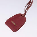 Miu Miu Matelasse Hand Bag Leather 2way Pink Gold Auth 138180-18