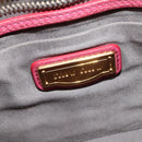 Miu Miu Matelasse Hand Bag Leather 2way Pink Gold Auth 138180-20