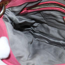 Miu Miu Matelasse Hand Bag Leather 2way Pink Gold Auth 138180-23