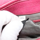 Miu Miu Matelasse Hand Bag Leather 2way Pink Gold Auth 138180-26