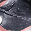 LOEWE Shoulder Bag Leather Brown Silver Auth 138181-18