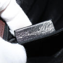 LOEWE Shoulder Bag Leather Brown Silver Auth 138181-12