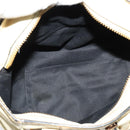 Chloe Etel Hand Bag Leather 2way Ivory Gold Auth 138190-18