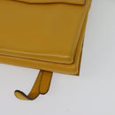 PRADA Shoulder Bag Yellow Silver Auth 138192-16