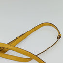 PRADA Shoulder Bag Yellow Silver Auth 138192-8