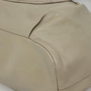 Miu Miu Tote Bag Leather Gray Gold Auth 138193-10