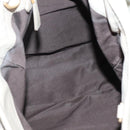 Miu Miu Tote Bag Leather Gray Gold Auth 138193-16