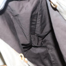 Miu Miu Tote Bag Leather Gray Gold Auth 138193-17