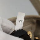 Miu Miu Tote Bag Leather Gray Gold Auth 138193-21