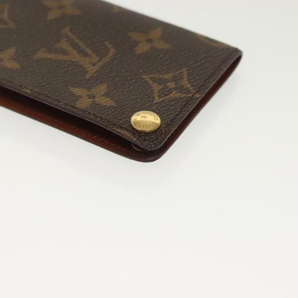 LOUIS VUITTON Monogram Porto Cartes Crdit Pression Card Case M60937 Auth 138198